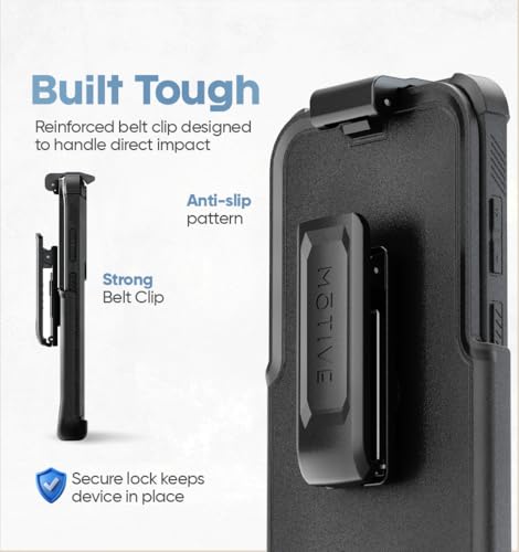 MOTIVE Heavy Duty Case for Samsung Galaxy s26 Ultra, Belt Clip | 6.9" | Bunker Series, Military Grade Multi-Layer Protection, PC/TPU Build, Sealed Port Cover, Compatible with MagSafe Qi2 Charging - size: s26 Ultra