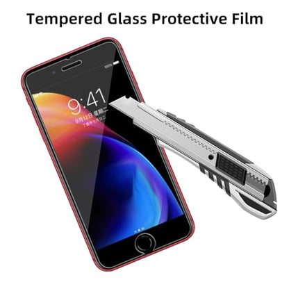 4 Pack Glass Screen Protector Compatible for iPhone 8 plus / 7 Plus / 6s Plus / 6 Plus [5.5 Inch] [9H Hardness]-HD Screen Tempered Glass, Scratch Resistant,Easy Install [Case Friendly] - size: iPhone 8 plus /7Plus /6sPlus /6Plus