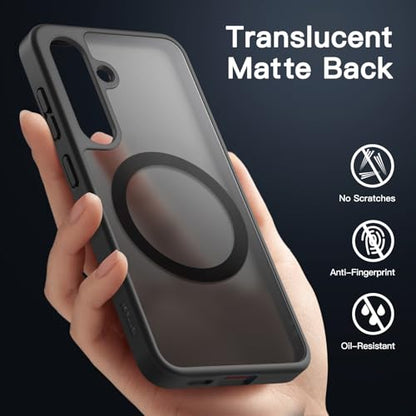 JETech Magnetic Case for Samsung Galaxy S24 Plus, Black - color: Black, size: Galaxy S24 Plus