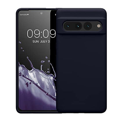 kwmobile Case Compatible with Google Pixel 7 Pro Case - TPU Silicone Phone Cover with Soft Finish - Deep Ocean - color: Deep Ocean, size: Pixel 7 Pro