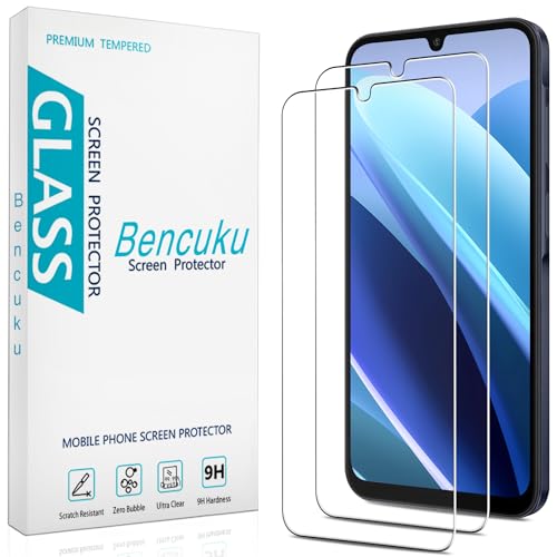 2 Pack Screen Protector for Samsung Galaxy A25 5G Tempered Glass - color: Clear-Galaxy A25 5G