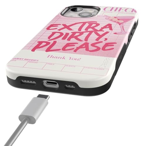 Casely iPhone 15 Plus Case | Extra Dirty Please | Fun on Weekdays | Bold Protective Design | Compatible with MagSafe - color: Extra Dirty Please | Fun on Weekdays