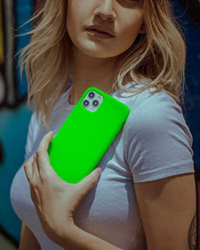 FELONY CASE - iPhone 15 Plus Case - Neon Green Silicone Phone Cover | Liquid Silicone with Anti-Scratch Microfiber Lining, 360° Shockproof Protective Case for Apple iPhone 15 Plus - color: Neon Green, size: iPhone 15 Plus without MagSafe