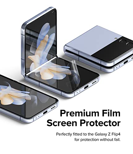 Ringke for Samsung Galaxy Z Flip 4 Screen Protector [Dual Easy, 2 Pack]