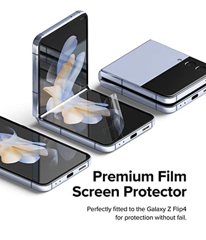 Ringke for Samsung Galaxy Z Flip 4 Screen Protector [Dual Easy, 2 Pack]