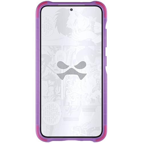 Ghostek Covert Clear Galaxy S23 Phone Case with Military Grade Shockproof Protection, Non-Slip Grip, Protective Silicone Cover Designed for 2023 Samsung S23 (6.1") (Purple) - color: Purple [Limited], size: Galaxy S23