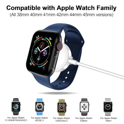 2026 Upgraded for Apple Watch Charger Magnetic Fast Charging Cable - color: A-White, size: 1.0M