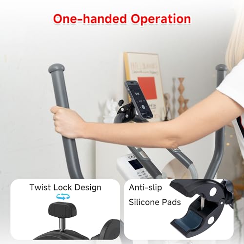 PROfezzion Gym Fitness Magnetic Phone Mount for MagSafe, Heavy Duty Clamp