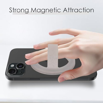 Magnetic Phone Grip, Silicone Ring Holder & Stand for MagSafe iPhone 17-12
