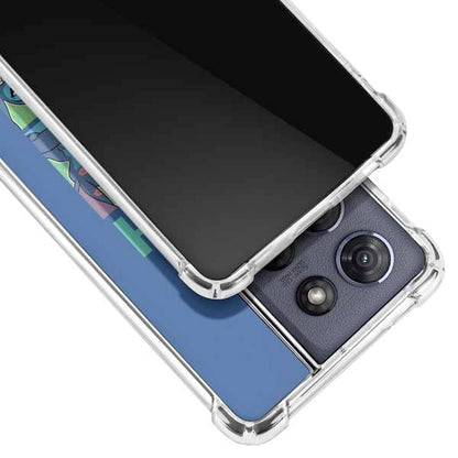 Skinit Clear Phone Case Compatible with Moto G Power 5G (2025) - Officially Licensed Disney Lilo and Stitch Personalities Moods Design - color: Blue - DISLNS06