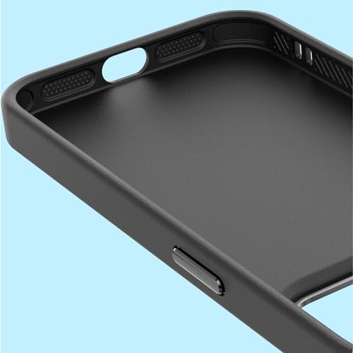 TENOC Phone Case Compatible with iPhone 15 Plus, Black Case Anti-Fingerprint Protective Bumper Matte Cover for 6.7 Inch - color: Black, size: iPhone 15 Plus