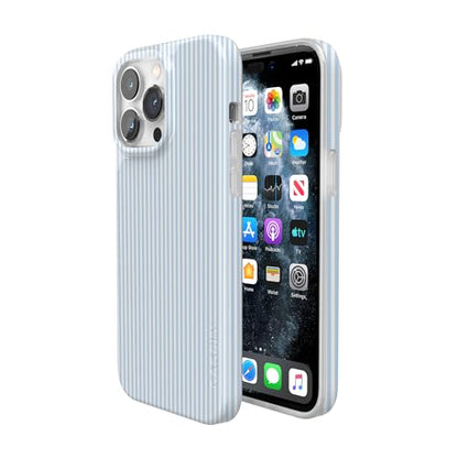 Casely iPhone 14 Pro Case | Marina Lines | Tiny Pinstripe | Compatible with MagSafe | Classic Ultra Thin Design - color: Marina Lines | Tiny Pinstripe, size: Iphone 14 Pro