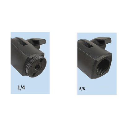 2 Pack Boom Arm Phone Holder Clip Adapter with 5/8 inch and 1/4 inch Screw Socket Mount Phone Clamp Bracket for Smartphones