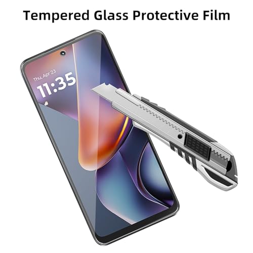 4 Pack Glass Screen Protector Compatible for Motorola Moto G 5G (2026/2025) / XT2613 / XT2513 [9H Hardness]-HD Screen Tempered Glass, Scratch Resistant,Easy Install [Case Friendly] - size: Moto G (2026/2025)