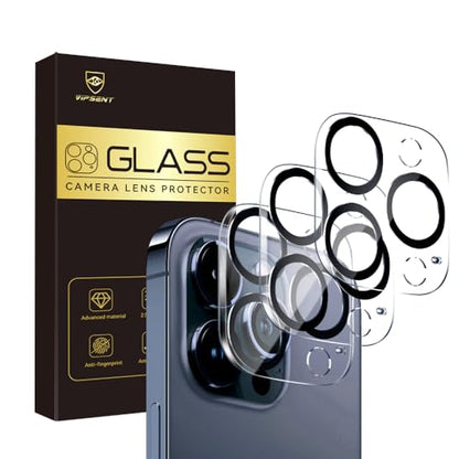 Camera Lens Protector for iPhone 16 pro 6.3 / iPhone 16 pro max 6.9,9H Tempered Glass，Ultra HD, Scratch Resistance Easy to Install，Case Friendly，[Does not Affect Night Shots] 3-Pack - size: iPhone16 pro/16pro max