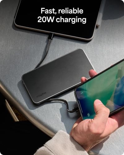 mophie Powerstation Plus 10K Portable Charger, Signature Series - size: 10,000mAh