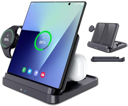 for Samsung Galaxy Z Fold 8 Ultra/7/6/5/4 Wireless Charging Station,3-in-1