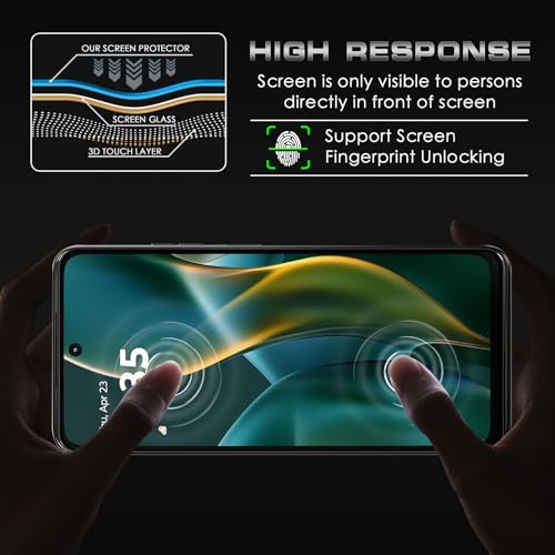 [2 Pack Motorola Moto G (2025) 5G Privacy Screen Protector, Privacy Tempered Glass Film, Anti-Spy Protection for Motorola Moto G (2025) 5G Screen Protector - size: Motorola Moto G (2025)