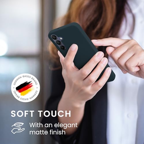 kwmobile Case Compatible with Samsung Galaxy A15 5G Case - Soft Slim Protective TPU Silicone Cover - Dark Slate - color: Dark Slate, size: Galaxy A15 5G
