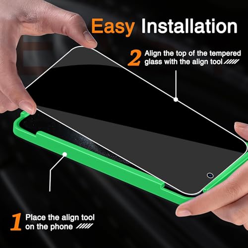 Wiaocit Tempered Glass Privacy Screen Protector for iPhone 15 Pro Max - size: iPhone 15 Pro Max-6.7 Inch