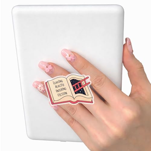 Unique Book Design, Expandable Collapsible Grip, for with Kindle E-Readers, iPhones and Smartphones,Rotating Folding Elastic Base, A Gift for Book Lover - color: Unique Book Design