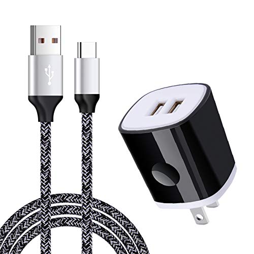 Fast Charger Block Cube for LG Stylo 6/5/4 G9 G8 V60 V50 V40 V35 V30 ThinQ - color: Black White