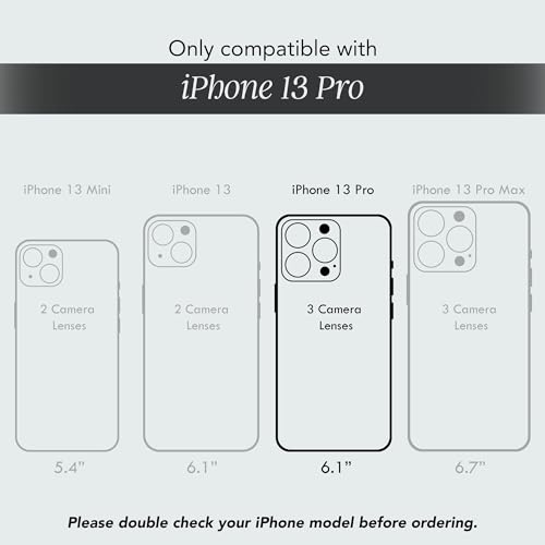 COCOMII Rectangle for iPhone 13 Pro Case, Natural Real Mother of Pearl | Compatible with MagSafe Wireless Charging, Shockproof 10ft Drop Protection, Camera & Screen Protection, Premium Glossy Finish - color: Natural Real Mother of Pearl, size: iPhone 13 P