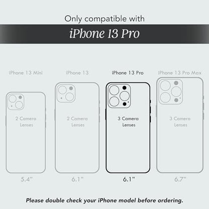 COCOMII Rectangle for iPhone 13 Pro Case, Natural Real Mother of Pearl | Compatible with MagSafe Wireless Charging, Shockproof 10ft Drop Protection, Camera & Screen Protection, Premium Glossy Finish - color: Natural Real Mother of Pearl, size: iPhone 13 P