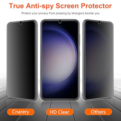 2 Pack for Samsung Galaxy S23 Matte TPU Privacy Screen Protector - size: Samsung Galaxy S23