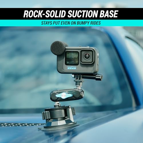 CARMOUNT TitanX100 Pro – 2026 Model, Universal Dashboard & Windshield Cell Phone Car Mount, Adjustable Suction Cup Phone Mount, Heavy Duty Metal Phone Holder, Window Phone Mount - style: TitanX100 Pro