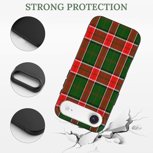 Clan Pollock TartanAnti-Yellowing Soft TPU Phone Case for iPhone 17, Shockproof and Scratch-Resistant Case - color: black-style-242