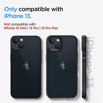Spigen for iPhone 13 Case, Ultra Hybrid [No Magnet Ring][Anti-Yellowing] - Matte Black - color: Matte Black, size: iPhone 13
