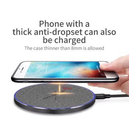 Ultra-Thin 30W Wireless Charging Pad, Slim Profile, Fast Charging Technology