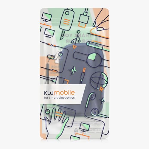 kwmobile Universal Phone Pouch Size L - 6.5" - Neoprene Smartphone Pouch with Zip - Water-Repellent Mobile Phone Case - Sleeve in Dark Blue - color: dark blue, size: L - 6.5"