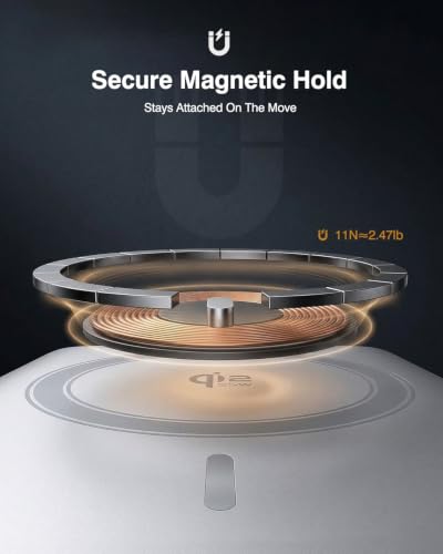 Qi2.2 25W Wireless Power Bank 10,000mAh, Magnetic Charger for MagSafe