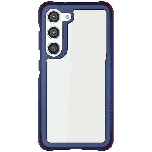 Ghostek Covert Samsung Galaxy S23 Case Clear with Military Grade Shockproof Protection, Non-Slip Grip, Protective Silicone Phone Cover Designed for 2023 Galaxy S23 (6.1") (Blue) - color: Blue [Limited], size: Galaxy S23