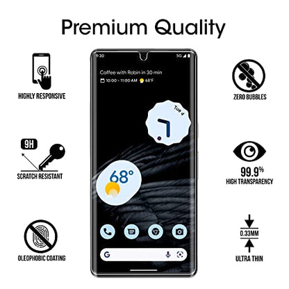 amFilm Elastic Screen Protector for Google Pixel 7 Pro 6.7 inch
