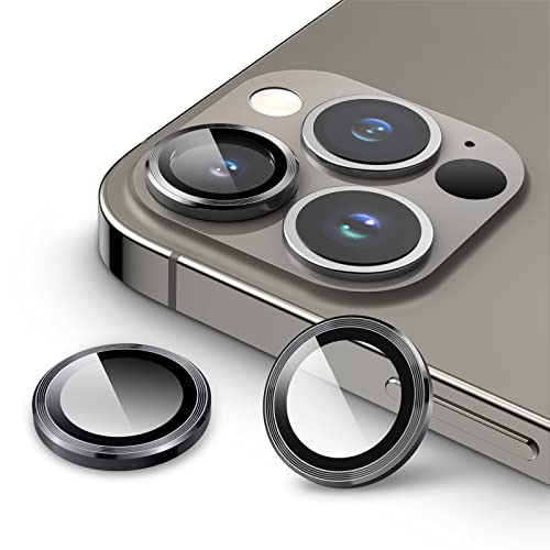 JETech Camera Lens Protector for iPhone 13 Pro Max/13 Pro, Graphite, 1 Set - color: Graphite