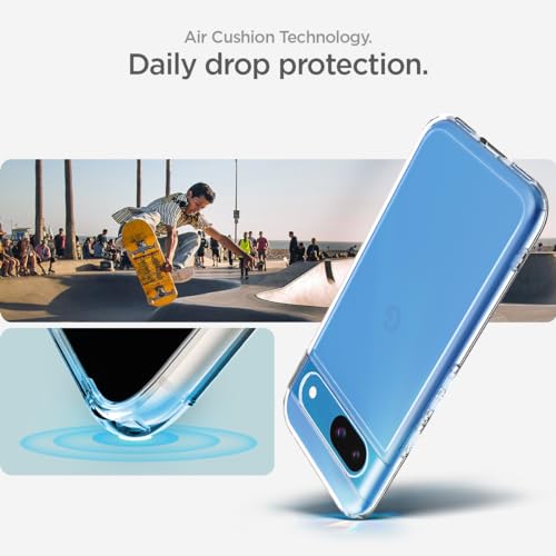 Spigen Ultra Hybrid for Pixel 8a Case, Crystal Clear - color: Clear, size: Pixel 8a