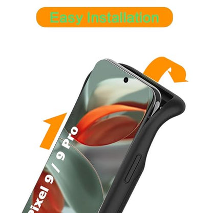 Battery Case for Pixel 9/9 Pro,10000mAh Portable Protective Smart Wireless Charging Case Support Carplay Compatible with Pixel 9/9 Pro(6.3 inches)Rechargeable Extended Battery Charger Cover(Black) - size: for Pixel 9/9 Pro