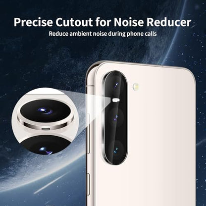 3+2 Pack Privacy Screen Protector And Camera Lens Protection for Galaxy S25 5G, Anti-Spy 9H Hardness Support Fingerprint Unlock Tempered Glass Screen Protector for Samsung Galaxy S25 - size: Galaxy S25 6.1 Inch