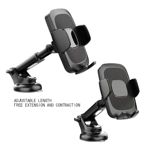 Car Phone Holder, a Universal Phone Holder Suitable for car windshields/dashboards, Dashboard Mounted, Suitable for iPhone, Samsung