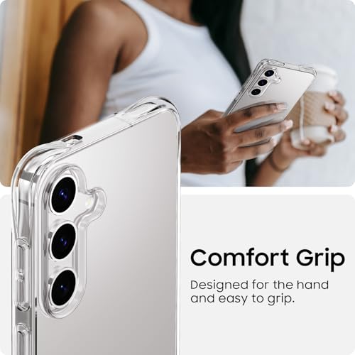 for Galaxy S25 Plus Case, Ultra [Slim Thin] Flexible Scratch Resistant Clear TPU Gel Rubber Soft Skin Silicone Protective Phone Case Cover for Samsung Galaxy S25 Plus (Clear) - size: S25 Plus