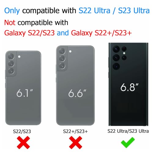 Battery Case for Galaxy S22 Ultra/S23 Ultra, [12000mAh] Slim Portable Protective Fast Charging Case Backup Power Bank Battery Case Compatible with Galaxy S22 Ultra/S23 Ultra-6.8 inch-Pink - size: Galaxy S22 Ultra/S23 Ultra-Pink