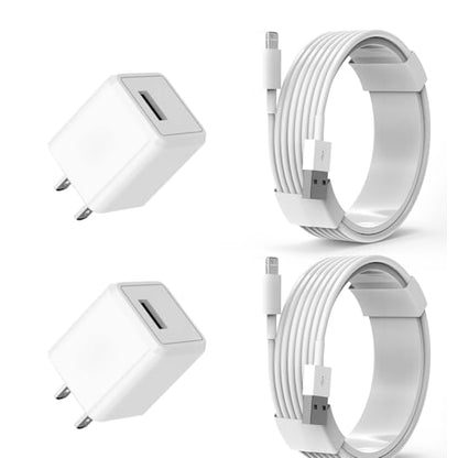iPhone Charger, [Apple MFi Certified] 2 Pack 3FT Lightning Cable Cube Phone - size: 3FT