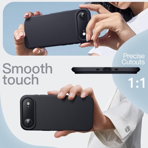 JETech Silicone Case for iPhone Air, Black - color: Black, size: iPhone Air