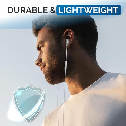 Philips Wired Earbuds USB C with Microphone, in Ear Type C Headphones with mic, Powerful Bass, Lightweight, USB-C Wired Earphones, 3-Button in-line Remote Ear Buds