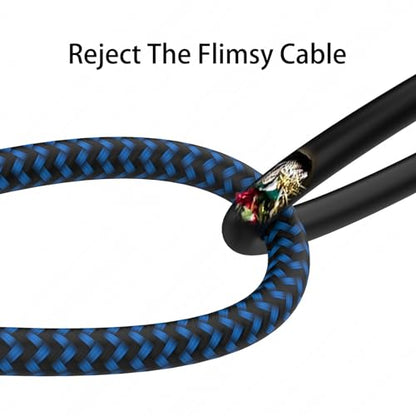 USB C to USB C Cable Nylon Braided 60W 3/3/6/6/10 FT USB Type C Fast Charging Cable for iPhone 17/17 Pro Max/Air/16/16 Plus/16 Pro Max/15/15 Plus/15 Pro Max, MacBook, iPad, Samsung S25/S24/23