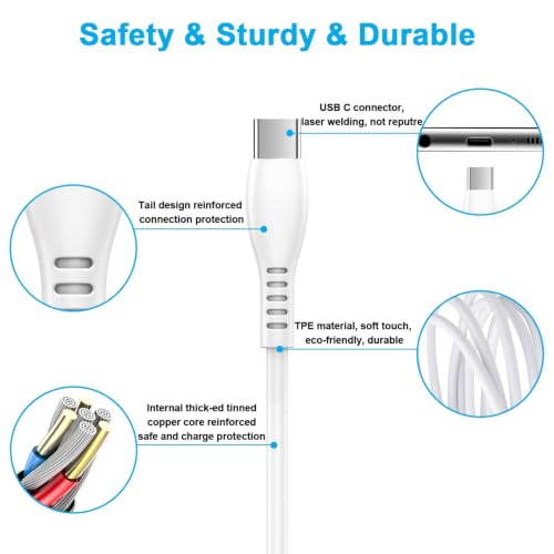 for Google Pixel 11 10a, Charger Fast Phone Charger for Pixel 10, 10 Pro XL - color: White