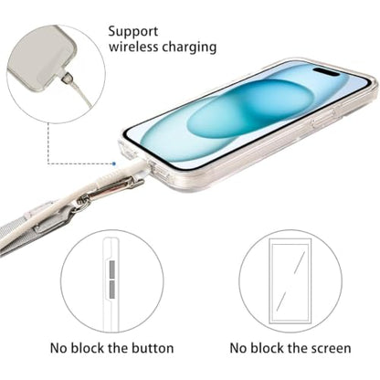 MOLOPPO Phone Lanyard for Smartphone, Adjustable Crossbody Strap-Grey 21.65 - color: A3-grey